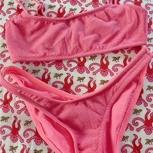 Triangl Maia Pink Sparkle Bikini Size Xs